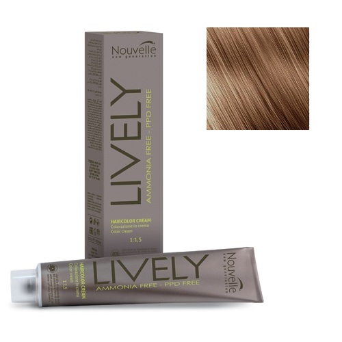 Краска для волос Nouvelle Nouvelle, Крем-краска для волос Nouvelle Lively Hair Color 8.3 золотистый светлый блонд 100 мл
Краска для волос Nouvelle Nouvelle, Крем-краска для волос Nouvelle Lively Hair Color 8.3 золотистый светлый блонд 100 мл