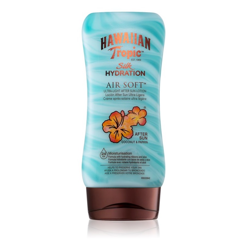 Солнцезащитные средства Hawaiian Tropic, Увлажняющий бальзам после загара Hawaiian Tropic Silk Hydration Air Soft 180 мл
Солнцезащитные средства Hawaiian Tropic, Увлажняющий бальзам после загара Hawaiian Tropic Silk Hydration Air Soft 180 мл