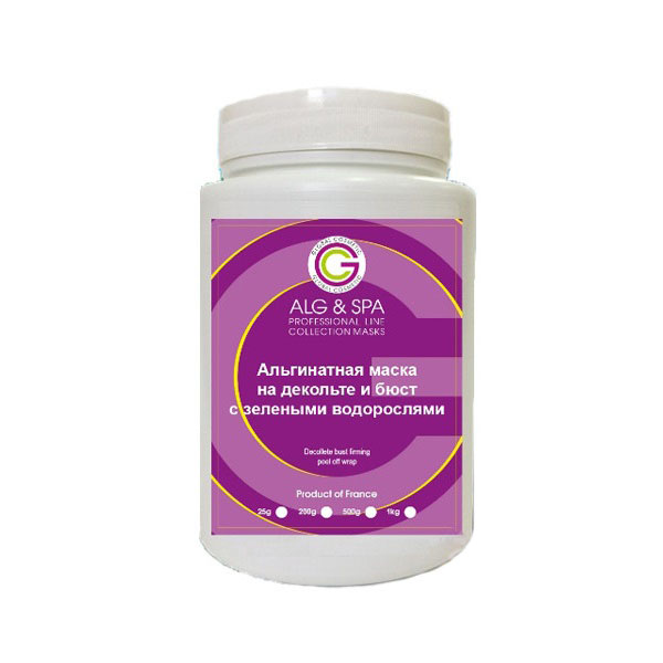 Маски для лица Alg & Spa, Альгинатная маска Alg Spa Для шеи и декольте с зелеными водорослями 200 г
Маски для лица Alg & Spa, Альгинатная маска Alg Spa Для шеи и декольте с зелеными водорослями 200 г