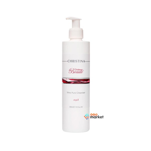 Демакияж, очищение Christina, Очищающий гель Christina Сhateau de Beaute Vino Pure Cleanser на основе экстракта винограда шаг 1 300 мл
Демакияж, очищение Christina, Очищающий гель Christina Сhateau de Beaute Vino Pure Cleanser на основе экстракта винограда шаг 1 300 мл