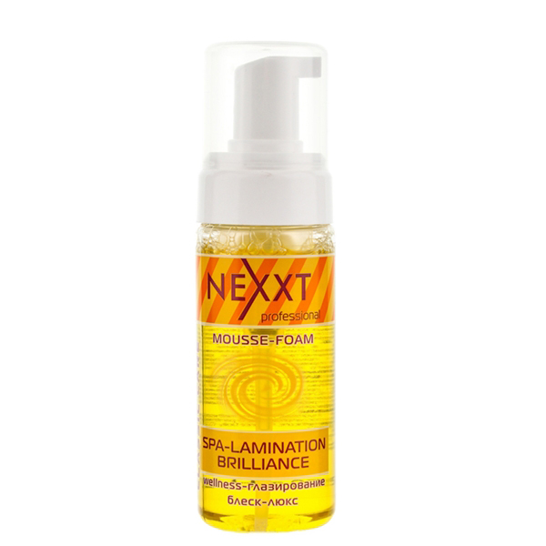

Ламинирование волос NEXXT Professional, Мусс-пенка NEXXT Professional Classic Care Spa-Lamination Brilliance для ламинирования и блеска волос 150 мл
