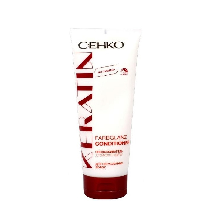 

Кондиционеры для волос C:EHKO, Ополаскиватель C:EHKO Keratin стойкость цвета с кератином для окрашенных волос 200 мл