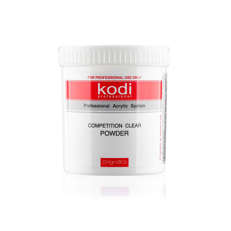 

Акрил Kodi, Быстроотвердеваемый акрил Kodi Competition Clear прозрачный 224 г