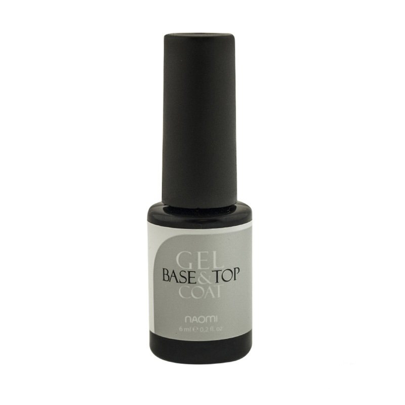 

Топовое покрытие для гель-лака Naomi, База и топ 2в1 Naomi Gel Base Top Coat 6 мл