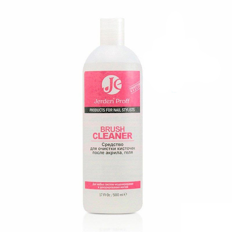 

Кисти для наращивания Jerden Proff, Средство для очистки кисточек Jerden Proff Brush Cleaner Прозрачный 500 мл