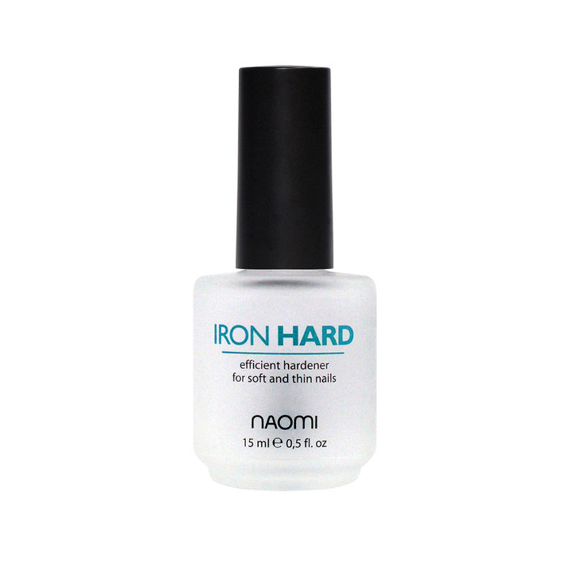 

Уход за ногтями Naomi, Тройное укрепляющее покрытие для ногтей Naomi Iron Hard 15 мл