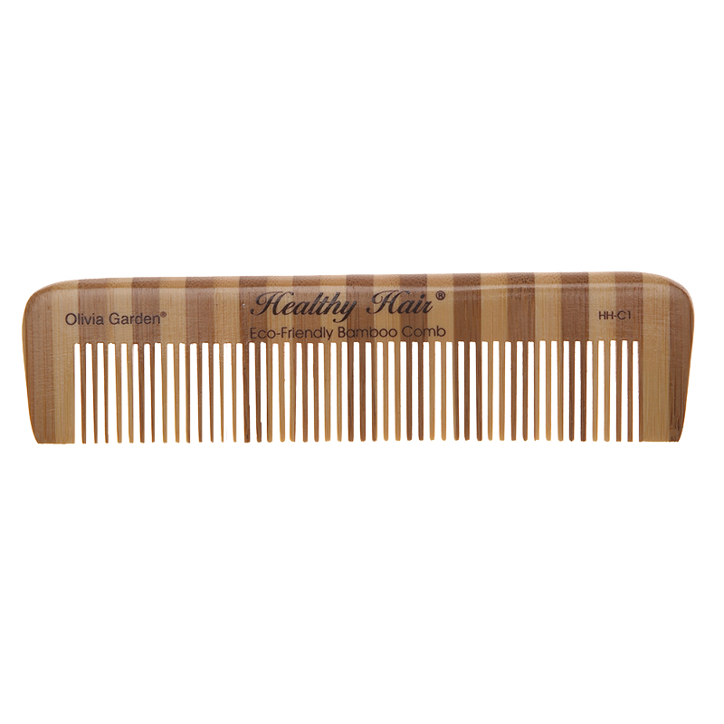 

Гребни Olivia Garden, Гребень Olivia Garden OGBHHC1 Healthy Hair comb 1 Бамбуковый