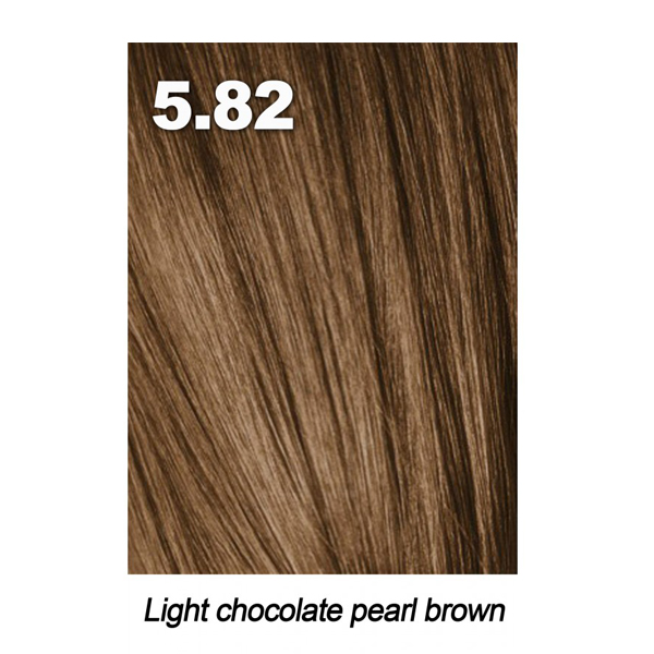

Краска для волос Indola Indola, Краска для волос Indola Permanent Caring Color 5.82 светло-коричневый шоколадно-перламутровый 60 мл
