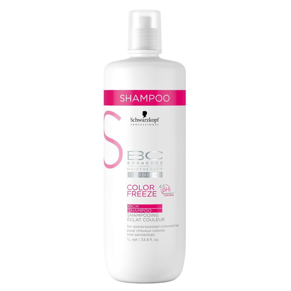 

Шампуни Schwarzkopf, Шампунь Schwarzkopf Bonacure Color Freeze Rich Shampoo интенсивный для окрашенных волос 1000 мл