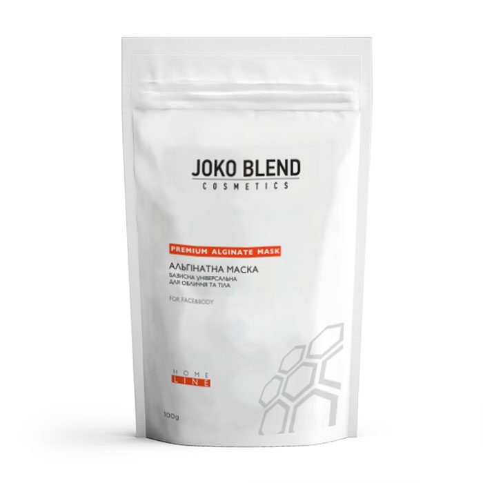 

Маски для лица Joko Blend, Универсальная альгинатная маска для лица и тела Joko Blend базисная 100 г