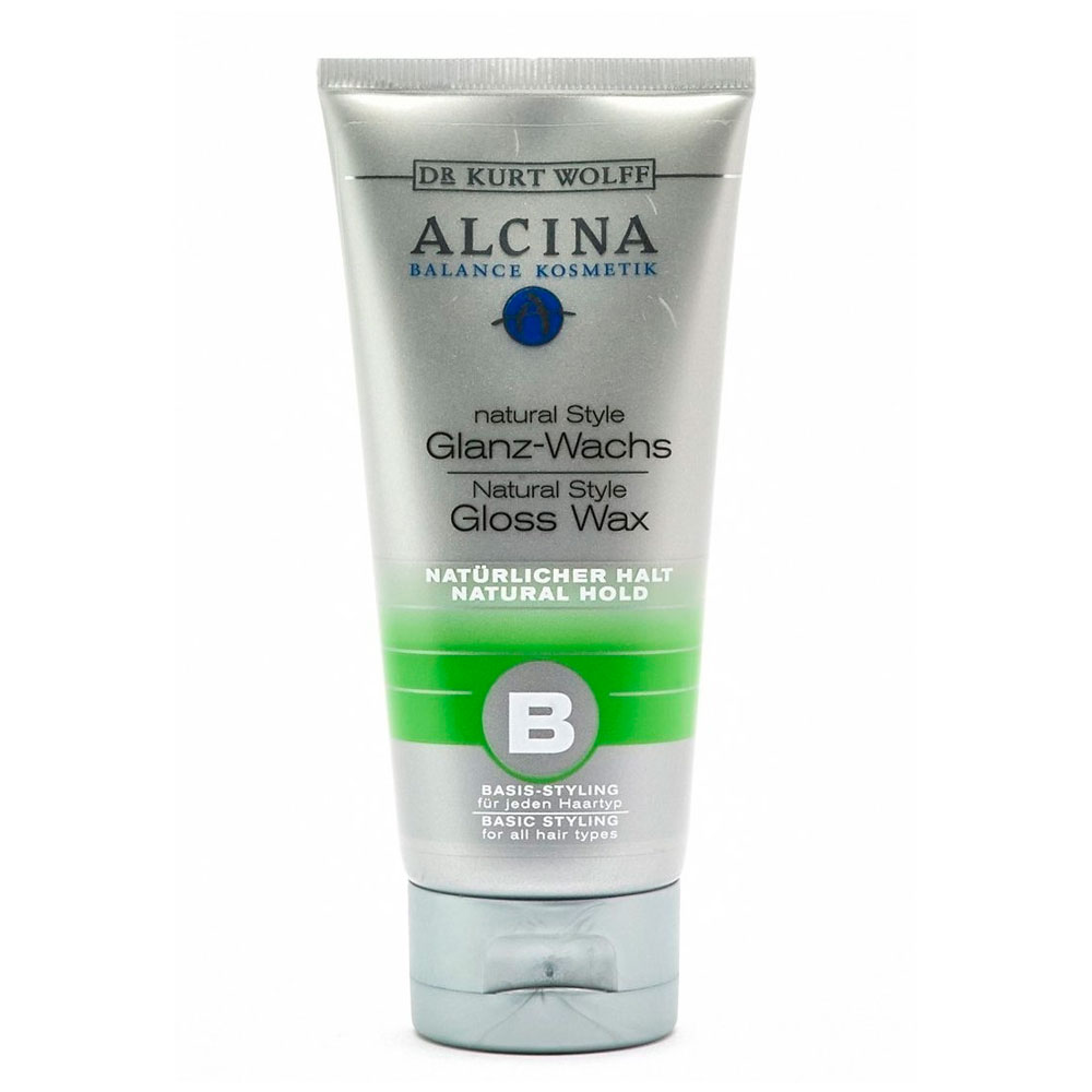 

Стайлинг волос Alcina, Воск-блеск для волос Alcina В Natural Style Glanz-Wachs Gloss Wax природной фиксации 100 мл