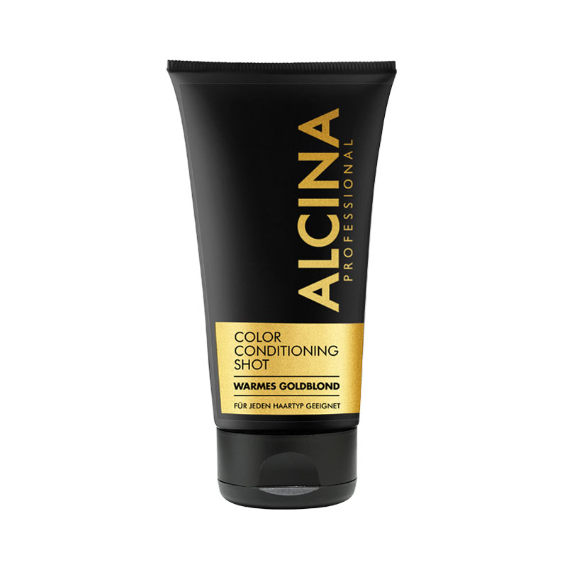 

Кондиционеры для волос Alcina, Оттеночный кондиционер-ополаскиватель Alcina Color Go Color Conditioning Shot Gold 150 мл