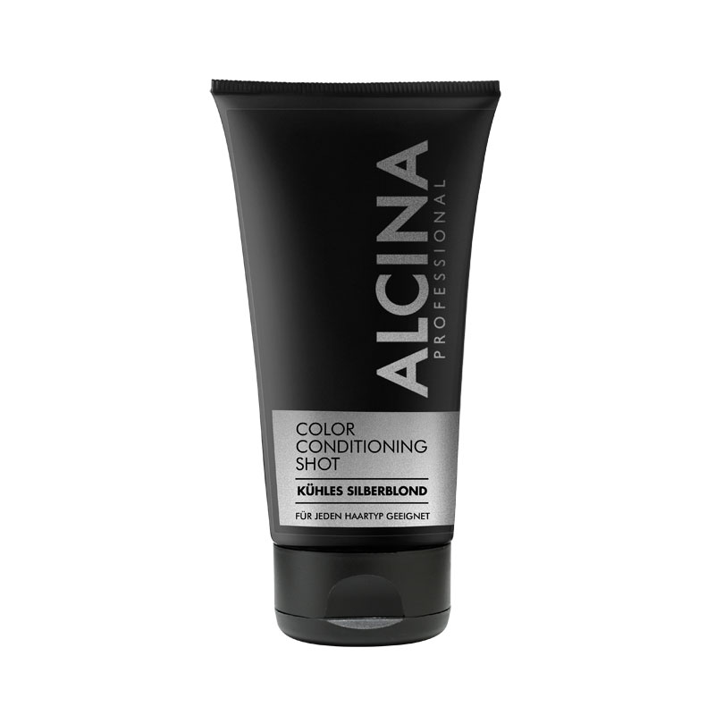 

Кондиционеры для волос Alcina, Оттеночный кондиционер-ополаскиватель Alcina Color Go Color Conditioning Shot Silber 150 мл