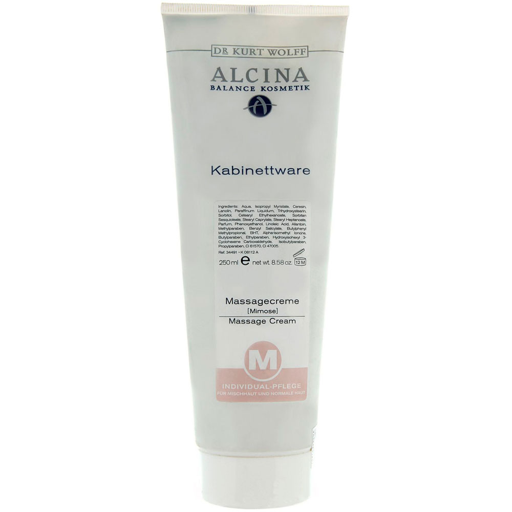 

Кремы для лица Alcina, Массажный крем для лица Alcina М Massage Cream Mimose 250 мл