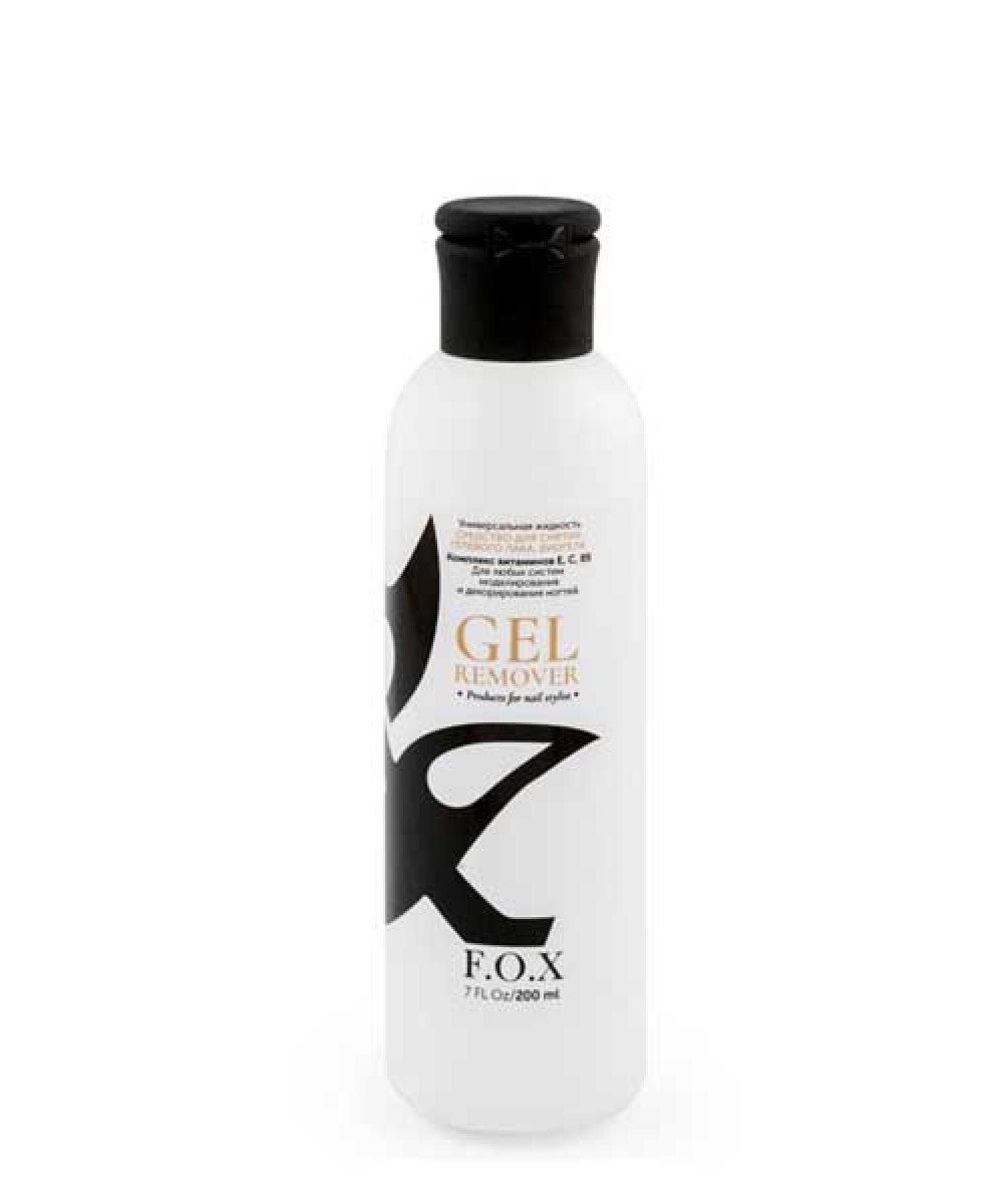 

Снятие гель-лака F.O.X, Средство для снятия гель-лака F.O.X Gold Gel Remover 250 мл