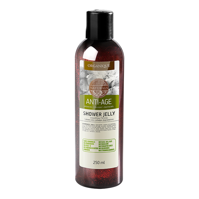 

Гели для душа Organique, Антивозрастной гель для душа Organique Naturals Anti-Age восстанавливающий 250 мл