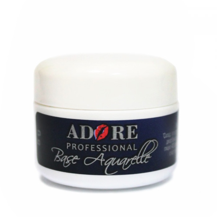 

Цветные гели Adore Professional, База Adore Aquarelle белая 5 мл