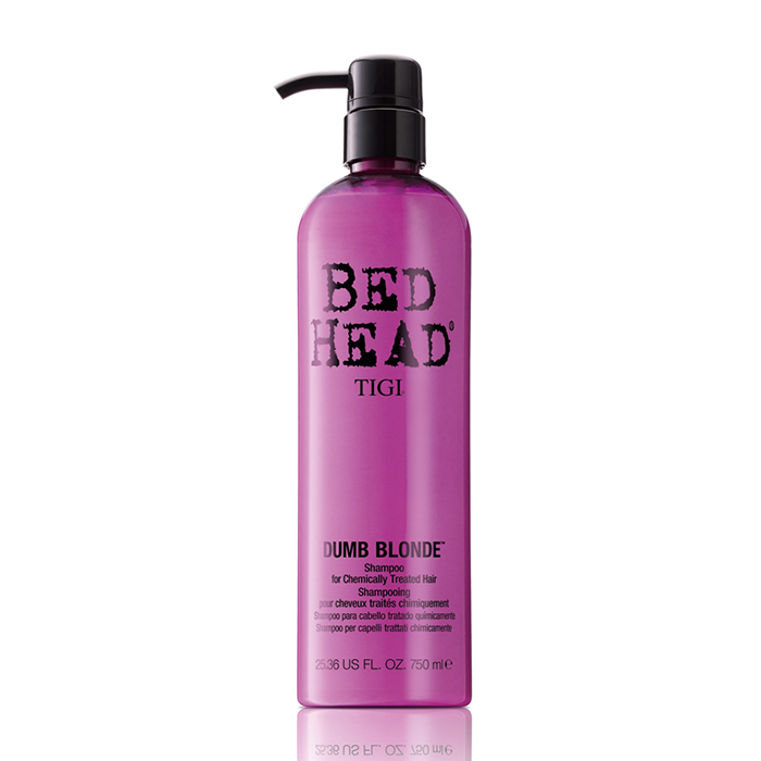 

Шампуни Tigi, Шампунь Tigi Bed Head Barbie Project Dumb Blonde восстанавливающий для блондинок 750 мл