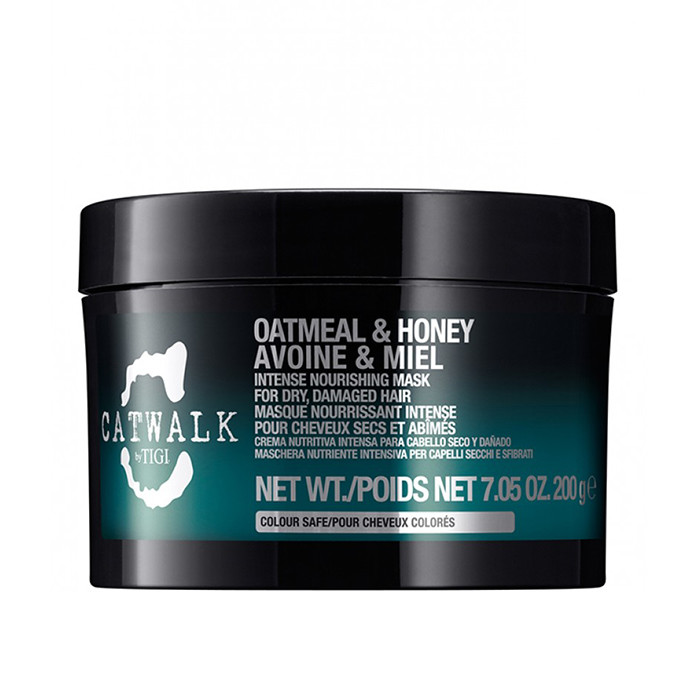 

Маски для волос Tigi, Маска Tigi Catwalk Oatmeal Honey интенсивная питательная для сухих и поврежденных волос 200 мл