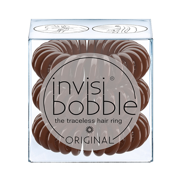 

Парикмахерские инструменты Invisibobble, Резинка-браслет для волос Invisibobble Original Pretzel Brown