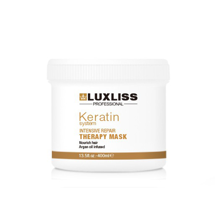 

Маски для волос Luxliss, Маска для волос Luxliss Keratin Intensive Repair Therapy восстанавливающая с кератином 400 мл