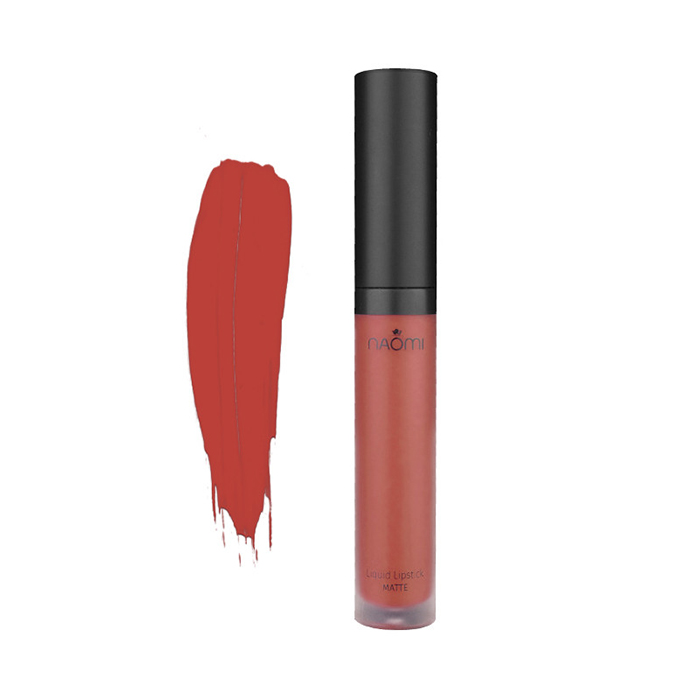 

Помады Naomi, Жидкая матовая помада Naomi Liquid Lipstick Matte Traditional Red 6 мл
