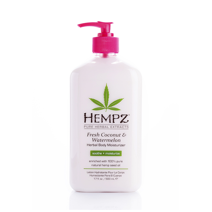 

Молочко для тела Hempz, Молочко для тела Hempz Fresh Coconut Watermelon Moisturiser увлажняющее Кокос и Арбуз 500 мл