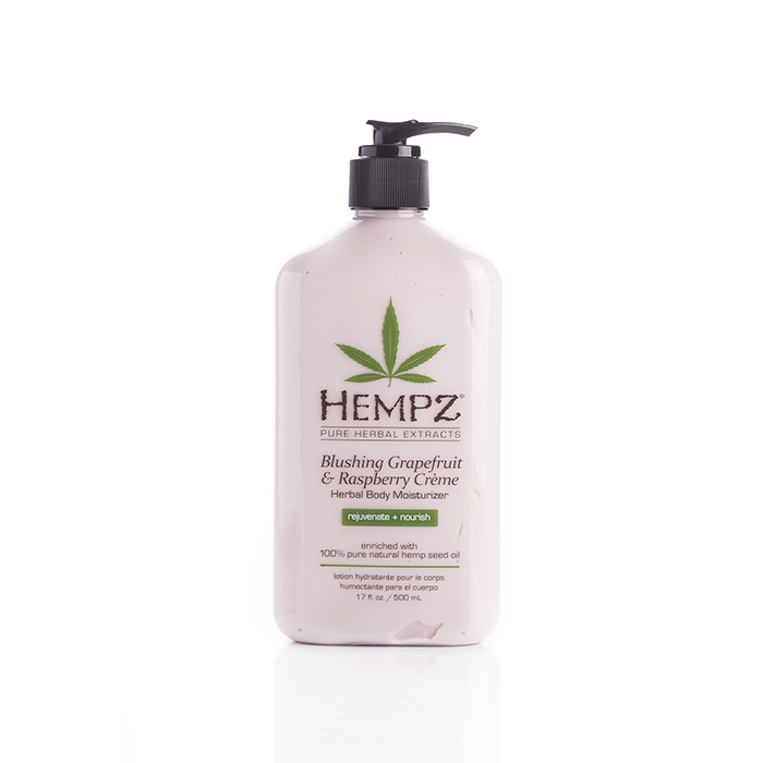 

Молочко для тела Hempz, Молочко для тела Hempz Blushing Grapefruit Raspberry Cream Moisurizer увлажняющее Грейпфрут-Малина 500 мл