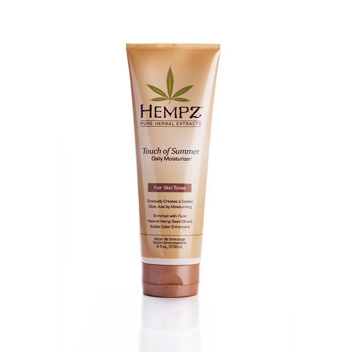 

Молочко для тела Hempz, Молочко для тела Hempz Touch of Summer Fair Moisturiser увлажняющее с бронзатором светлого оттенка 235 мл