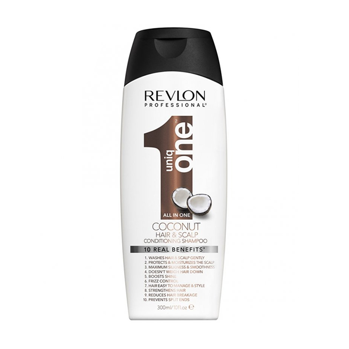 

Шампуни Revlon professional, Шампунь-кондиционер Revlon Professional Uniq One All In One Coconut с ароматом кокоса 300 мл