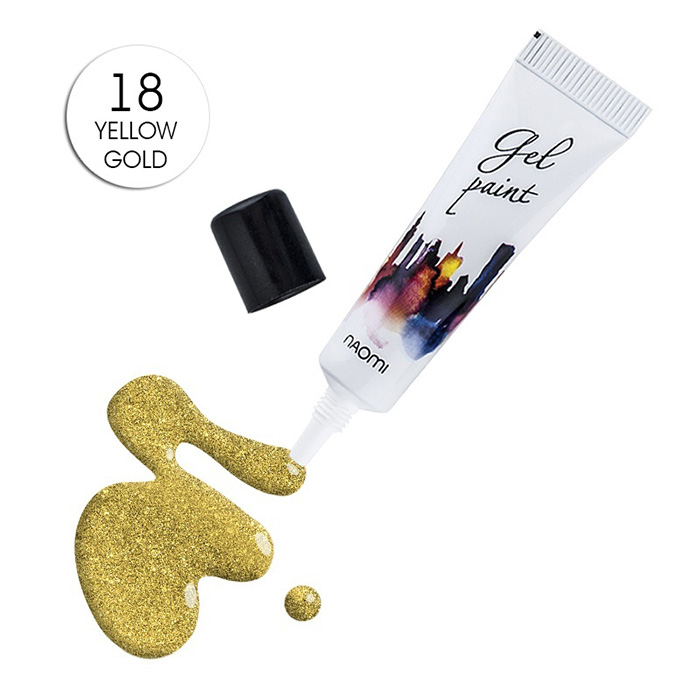 

Гель-паста Naomi, Гель-паста Naomi 18 Yellow Gold 10 мл
