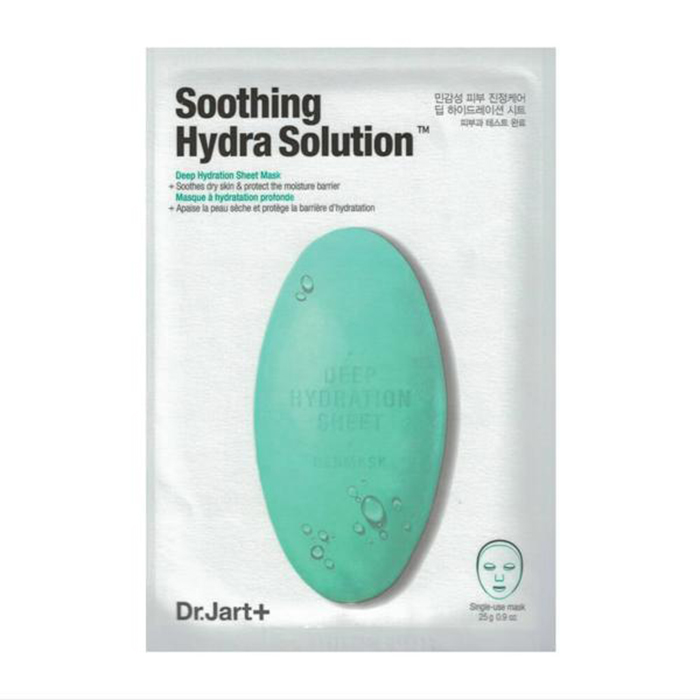 

Маски для лица Dr. Jart+, Маска для лица Dr. Jart+ Dermask Soothing Hydra Solution увлажняющая с алоэ вера