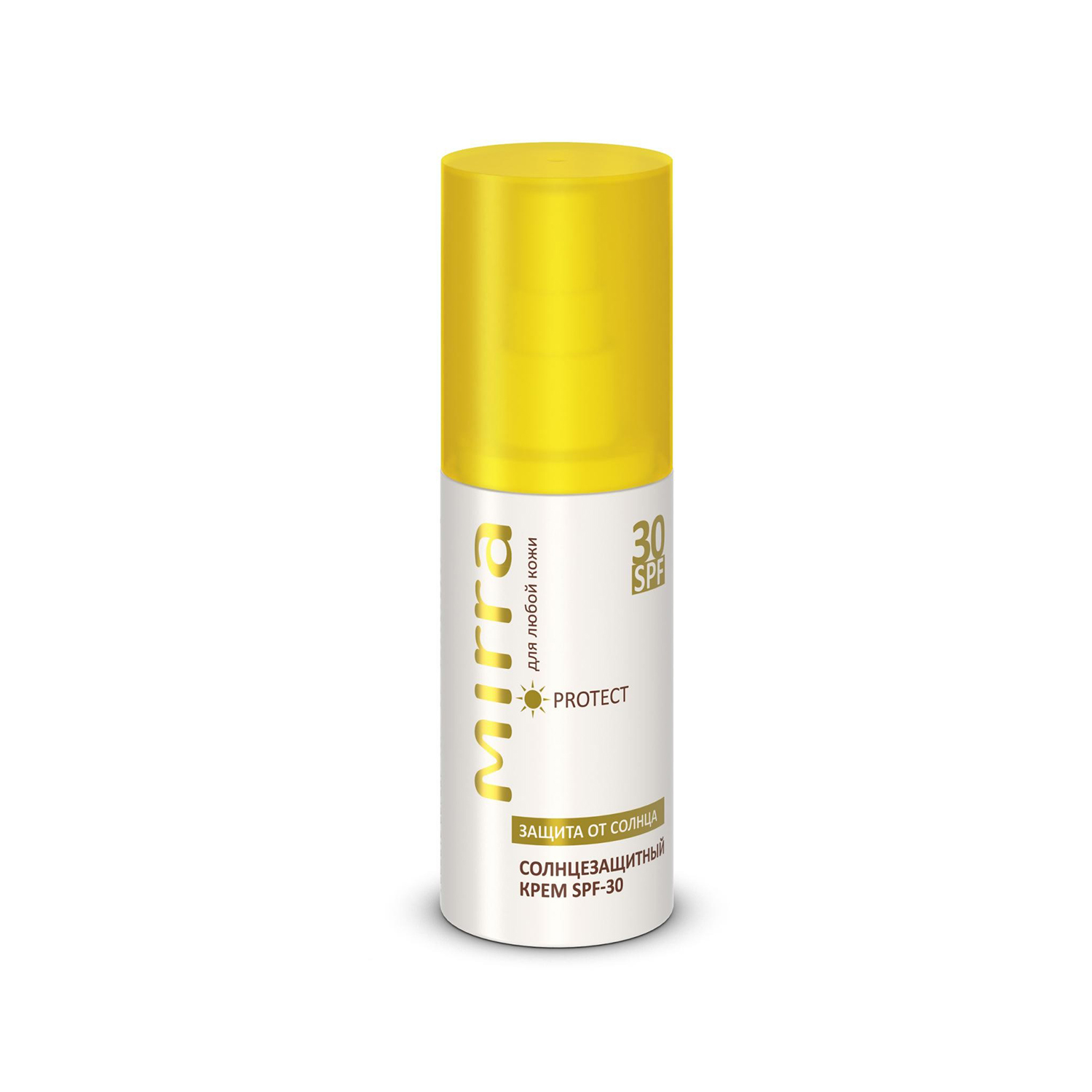

Солнцезащитные средства Mirra, Солнцезащитный крем Mirra SPF 30 75 мл