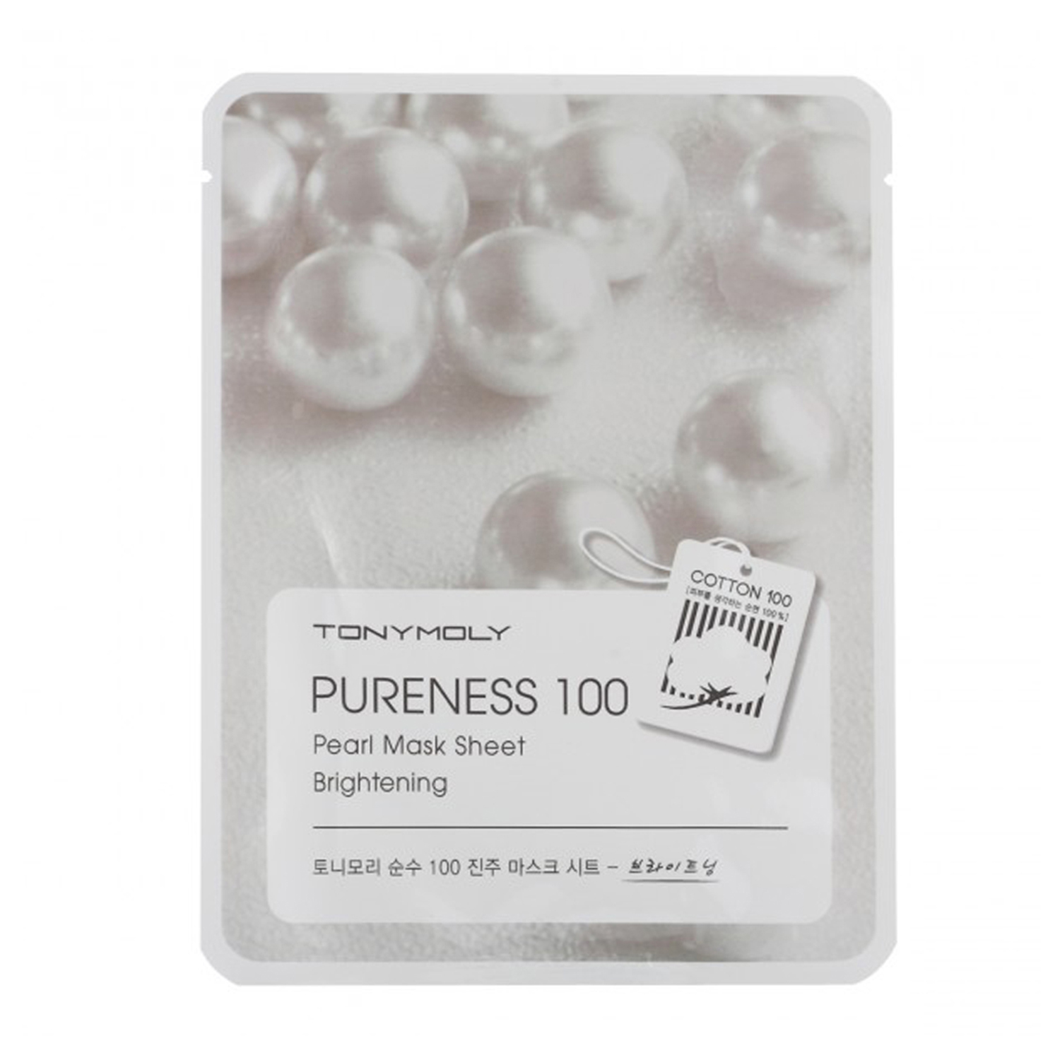 

Маски для лица Tony Moly, Тканевая маска для лица Tony Moly Pureness 100 Pearl Mask Sheet осветляющая с жемчужным экстрактом 21 мл