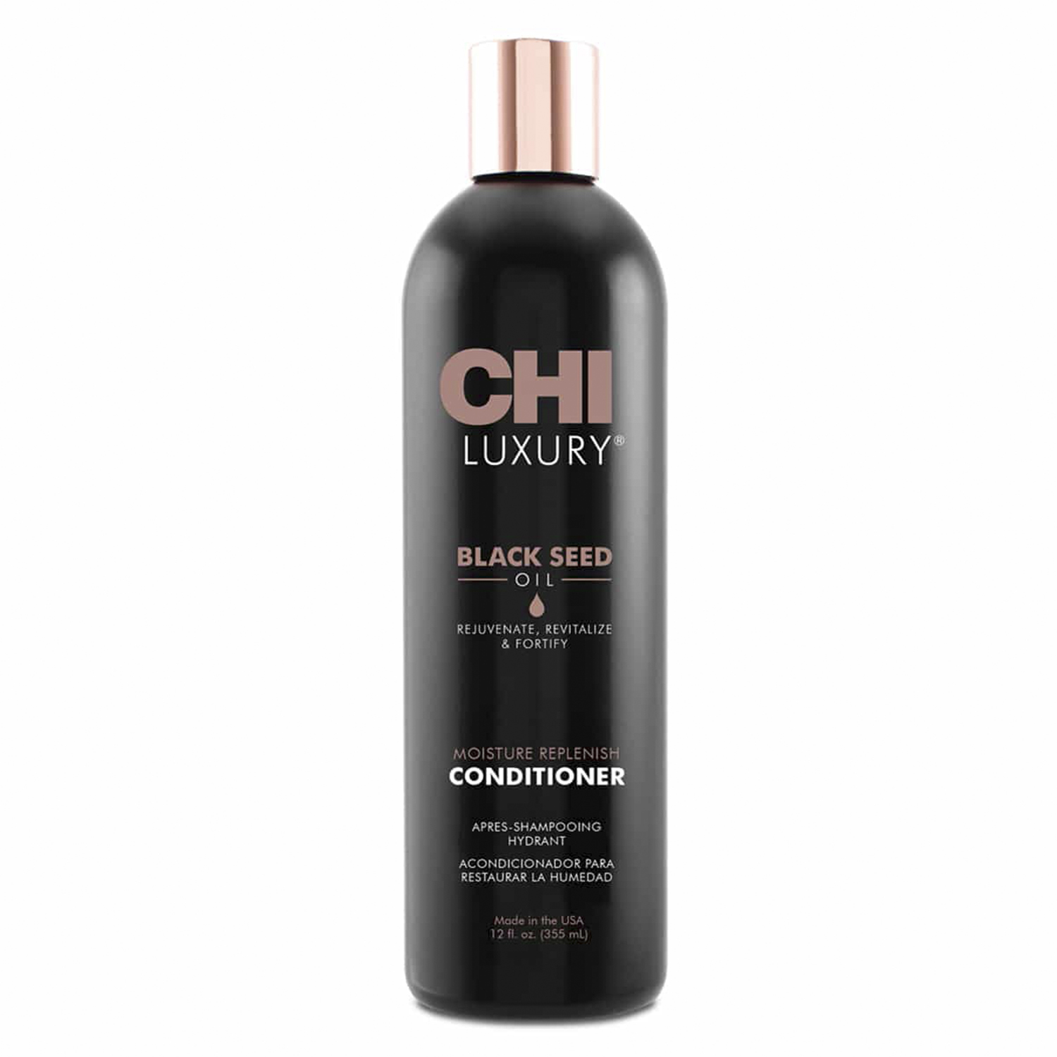 

Кондиционеры для волос CHI, Кондиционер CHI Luxury Black Seed Oil Moisture Replenish увлажняющий с маслом черного тмина 355 мл