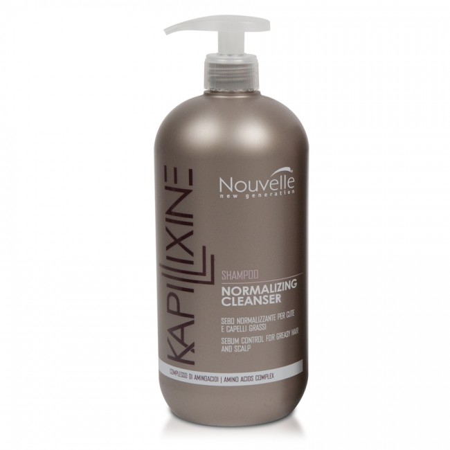 

Шампуни Nouvelle, Шампунь Nouvelle Kapillixine Normalizing Cleanser для жирных волос с экстрактом крапивы 1000 мл