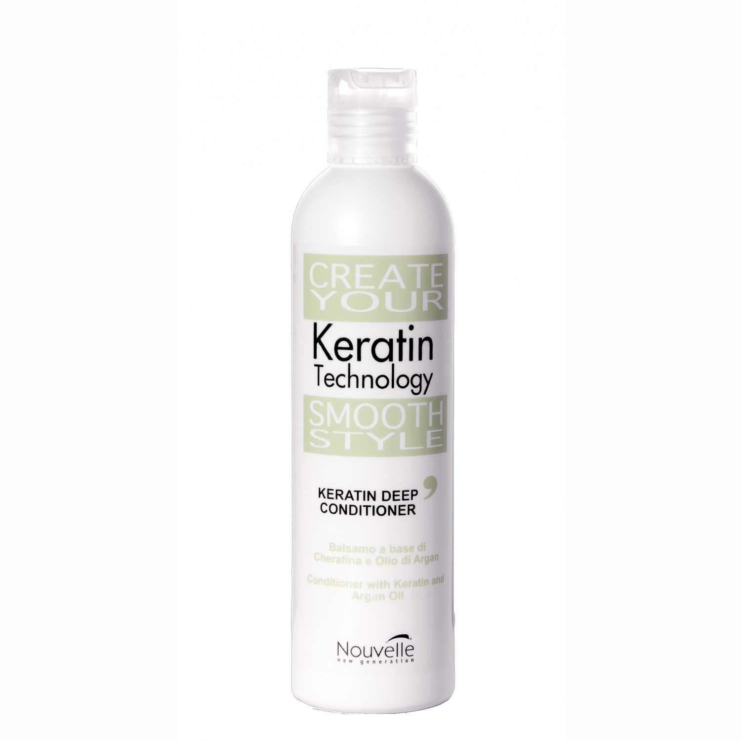 

Бальзамы для волос Nouvelle, Бальзам Nouvelle Create Your Smooth Style Keratin Deep Conditioner кератиновый восстанавливающий для волос 250 мл