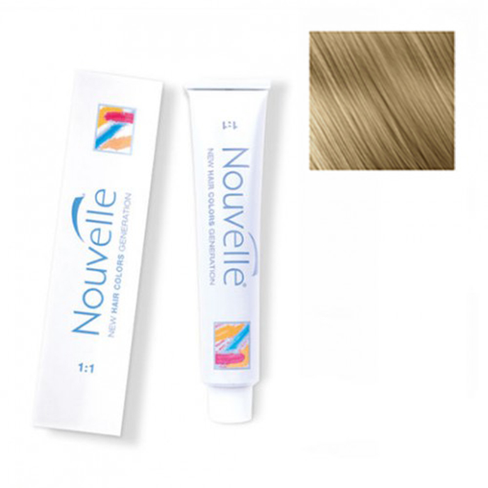 

Краска для волос Nouvelle Nouvelle, Крем-краска для волос Nouvelle Hair Color 10.720 платиновый коричнево-фиолетовый блондин 100 мл