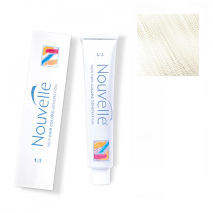 

Краска для волос Nouvelle Nouvelle, Крем-краска для волос Nouvelle Hair Color 12.013 ультрасветлый блондин плюс с бежевым оттенком 100 мл