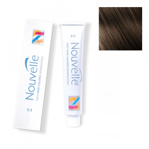 

Краска для волос Nouvelle Nouvelle, Крем-краска для волос Nouvelle Hair Color 4 средне-коричневый 100 мл