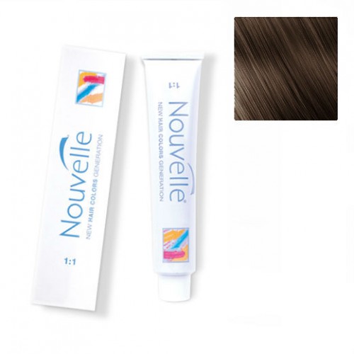 

Краска для волос Nouvelle Nouvelle, Крем-краска для волос Nouvelle Hair Color 5 светло-коричневый 100 мл