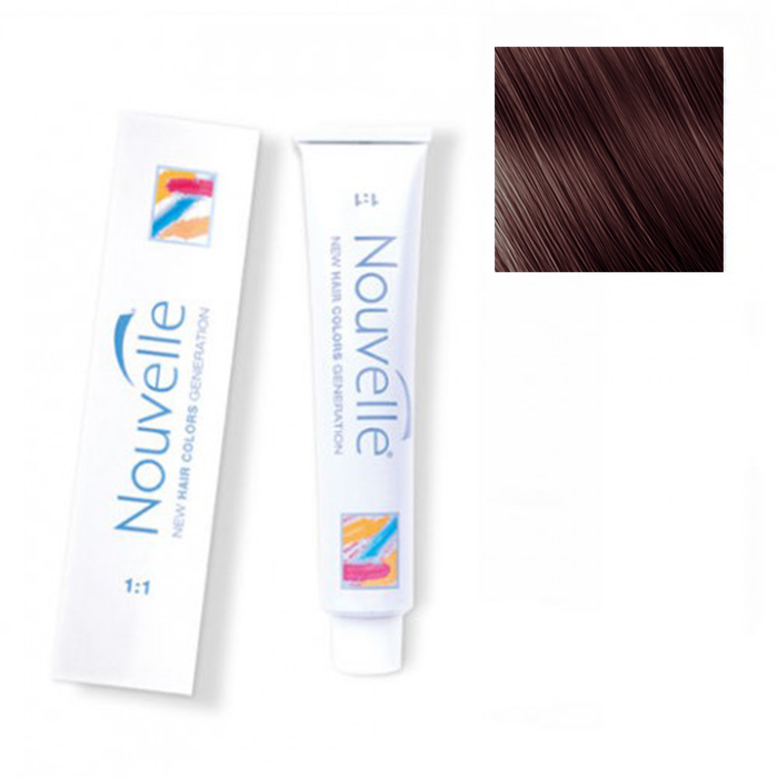 

Краска для волос Nouvelle Nouvelle, Крем-краска для волос Nouvelle Hair Color 5.4 светлый медно-каштановый 100 мл