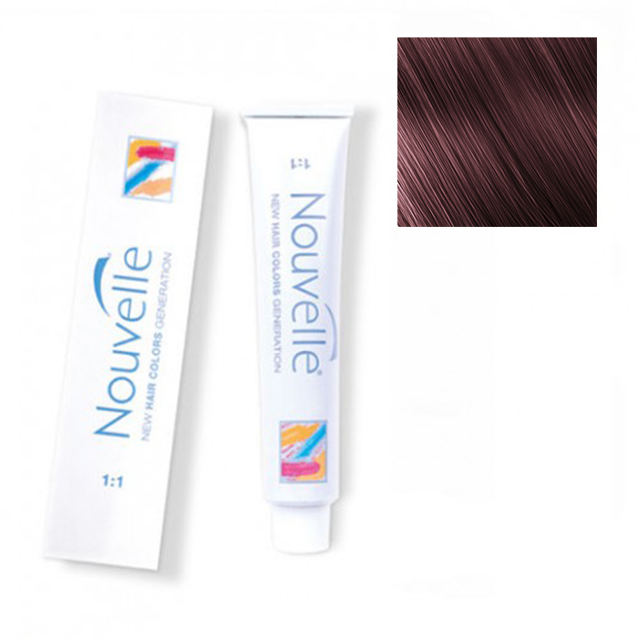 

Краска для волос Nouvelle Nouvelle, Крем-краска для волос Nouvelle Hair Color 5.62 светлый красный матово-коричневый 100 мл
