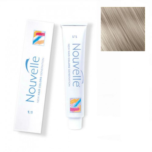 

Краска для волос Nouvelle Nouvelle, Крем-краска для волос Nouvelle Hair Color 9.1 пепельный блондин 100 мл