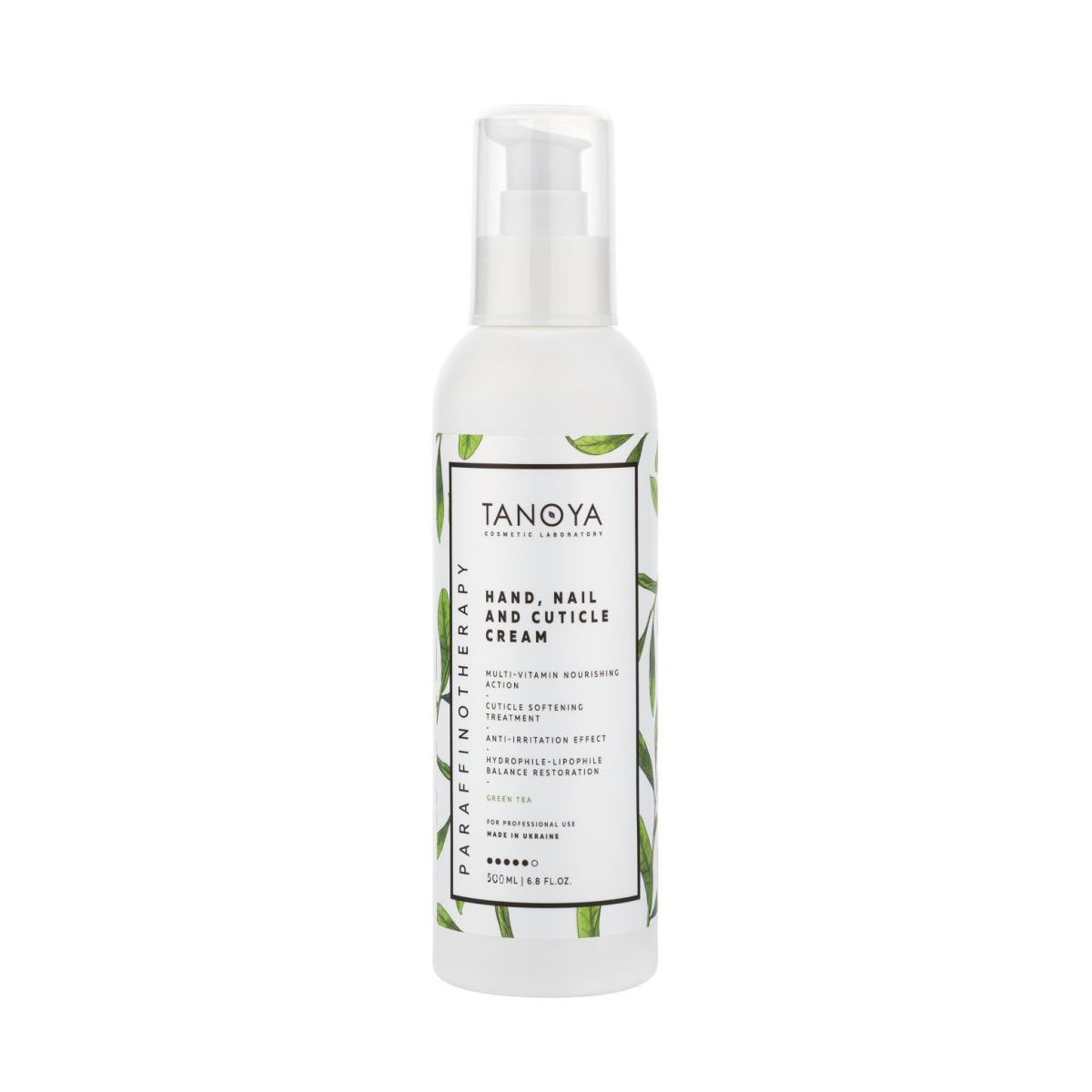 

Средства для парафинотерапии Tanoya, Крем для рук ногтей и кутикулы Tanoya Зеленый чай 500 мл