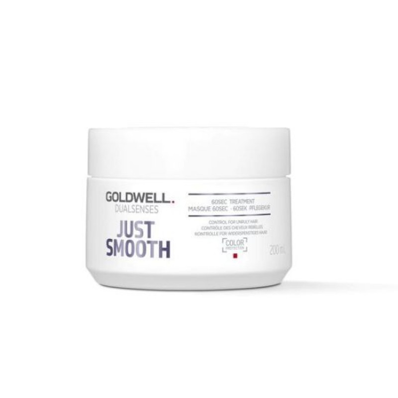 

Маски для волос Goldwell, Маска Goldwell Dualsenses Just Smooth 60 Sec Treatment интенсивная для непослушных волос 200 мл