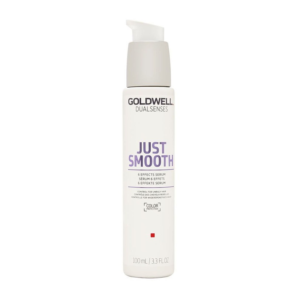 

Сыворотки, флюиды для волос Goldwell, Сыворотка Goldwell Dualsenses Just Smooth 6 Effects Serum для непослушных волос усмиряющая 100 мл