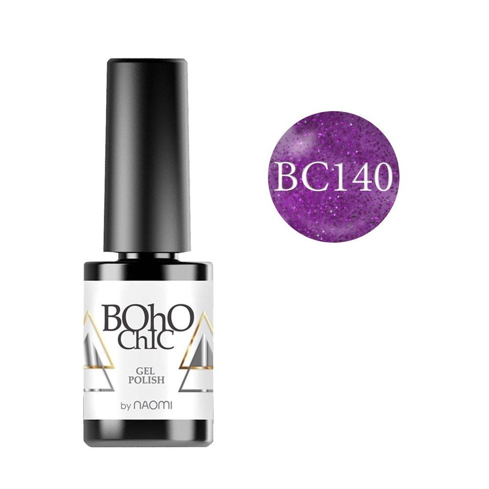 

Гель-лаки Naomi, Гель-лак Naomi Boho Chic BC140 6 мл
