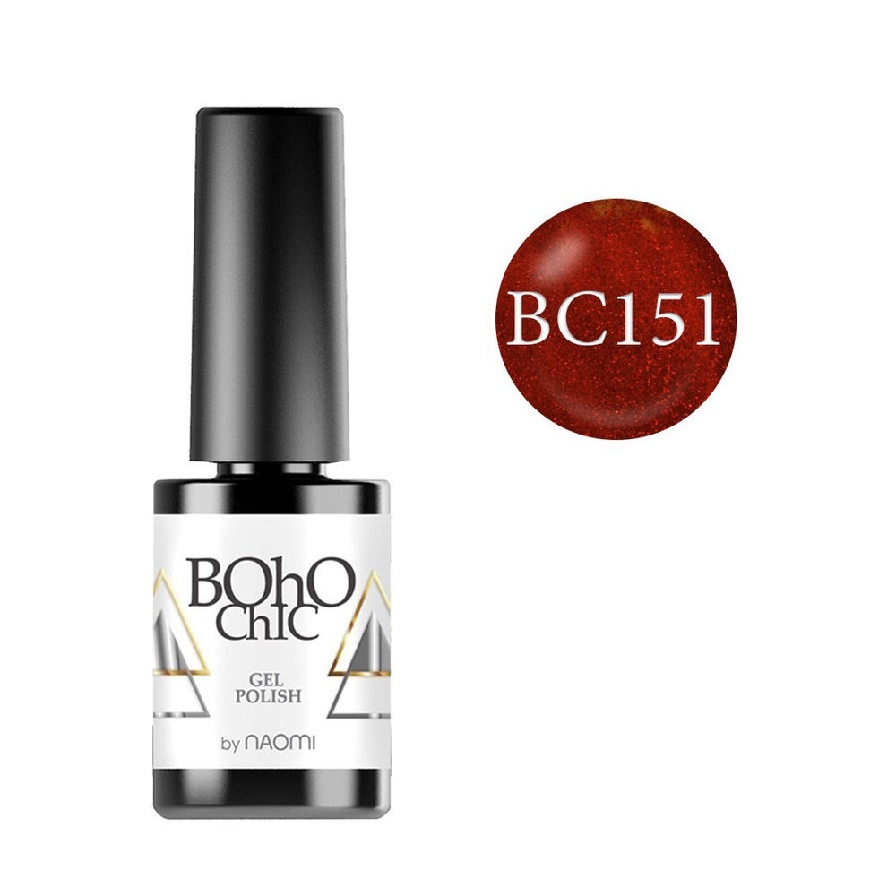 

Гель-лаки Naomi, Гель-лак Naomi Boho Chic BC151 6 мл