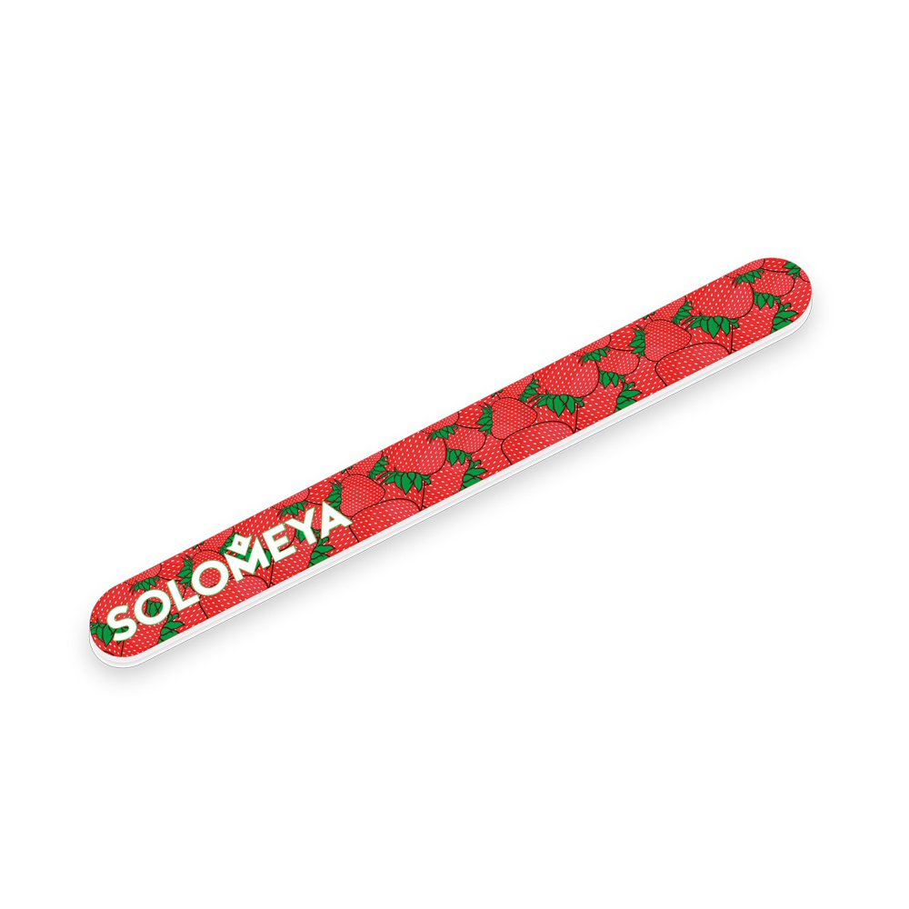 

Пилочки Solomeya, Пилочка минеральная Solomeya Wild strawberry shake Nail File #12 180/220